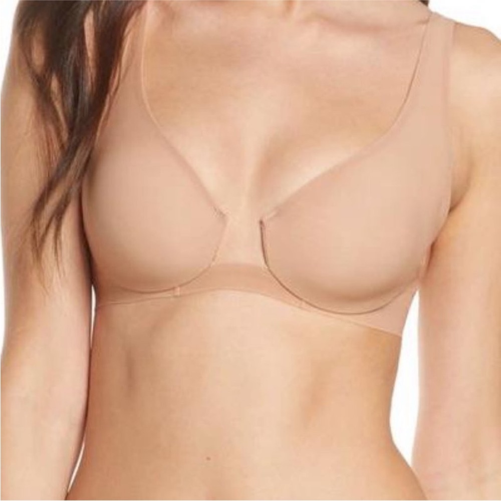 NWT Skims • Naked Underwire Plunge Bra in Honey - Picture 2 of 4